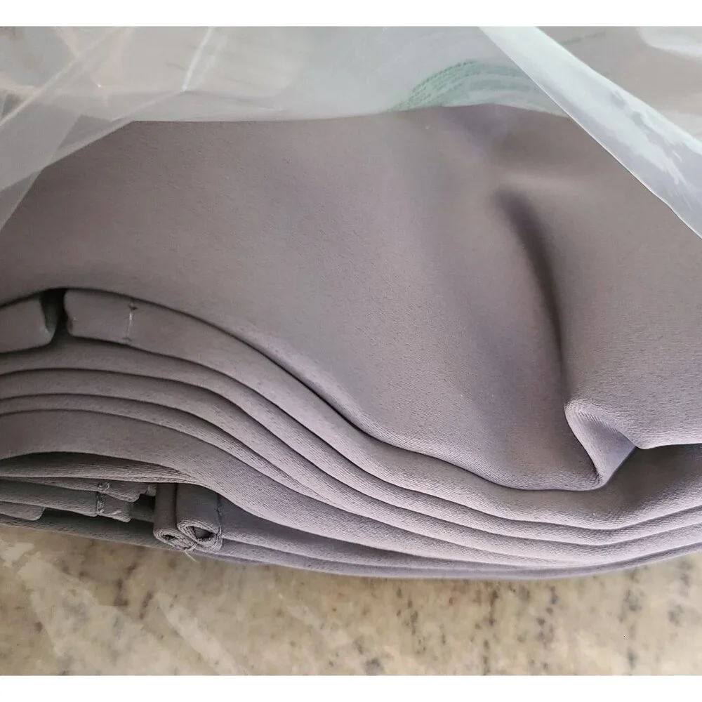 NICETOWN Thermal Insulated Blackout Window Curtain- (Grey Color) W42 X L63